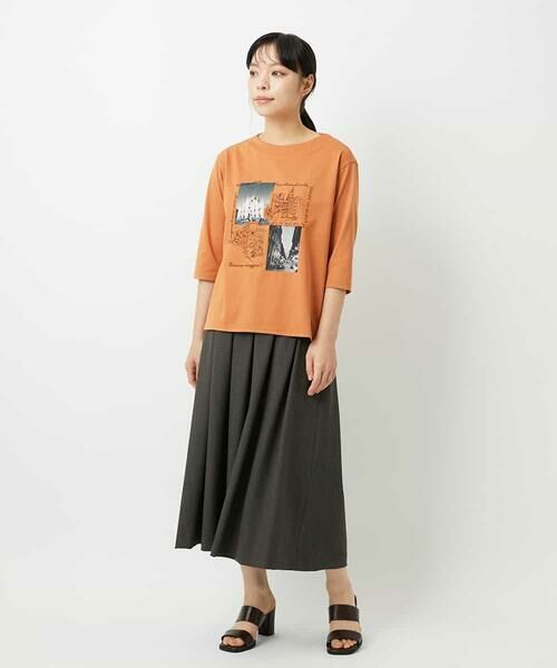 Maison de CINQ / メゾン ドゥ サンク カットソー | 天竺フォトプリントTシャツ | 詳細4