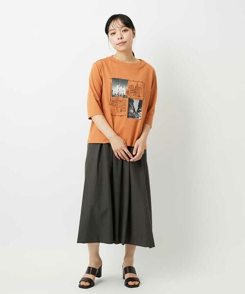 Maison de CINQ / メゾン ドゥ サンク カットソー | 天竺フォトプリントTシャツ | 詳細5