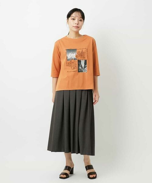 Maison de CINQ / メゾン ドゥ サンク カットソー | 天竺フォトプリントTシャツ | 詳細6