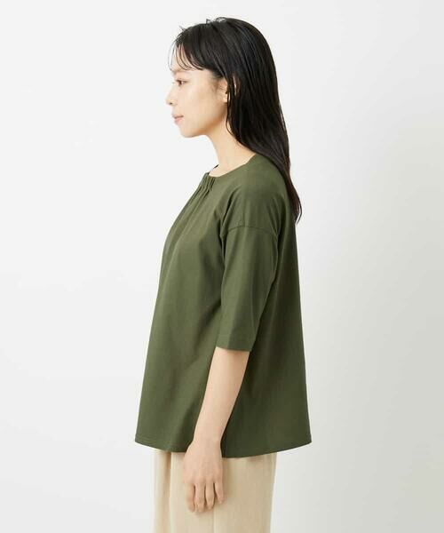 Maison de CINQ / メゾン ドゥ サンク カットソー | [日本製]クールローレルスカイコットTシャツ | 詳細21