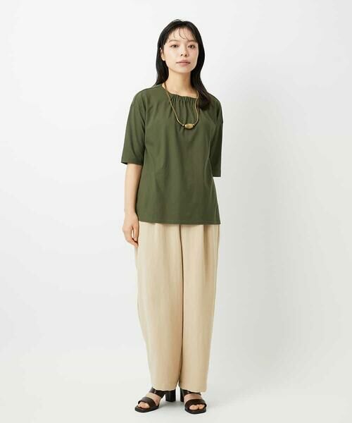 Maison de CINQ / メゾン ドゥ サンク カットソー | [日本製]クールローレルスカイコットTシャツ | 詳細7