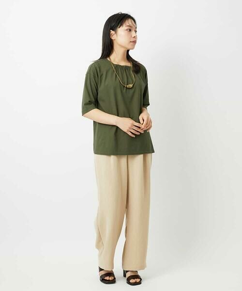 Maison de CINQ / メゾン ドゥ サンク カットソー | [日本製]クールローレルスカイコットTシャツ | 詳細8