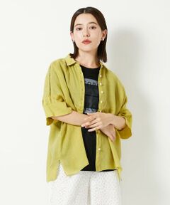 Maison de CINQ / メゾン ドゥ サンク シャツ・ブラウス | ハシゴレースドルマンリネンタックシャツ