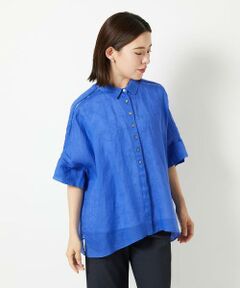 Maison de CINQ / メゾン ドゥ サンク シャツ・ブラウス | ハシゴレースドルマンリネンタックシャツ