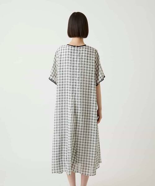 Maison de CINQ / メゾン ドゥ サンク ロング・マキシ丈ワンピース | 【小さいサイズ】サッカーチェック半袖ワンピース | 詳細9