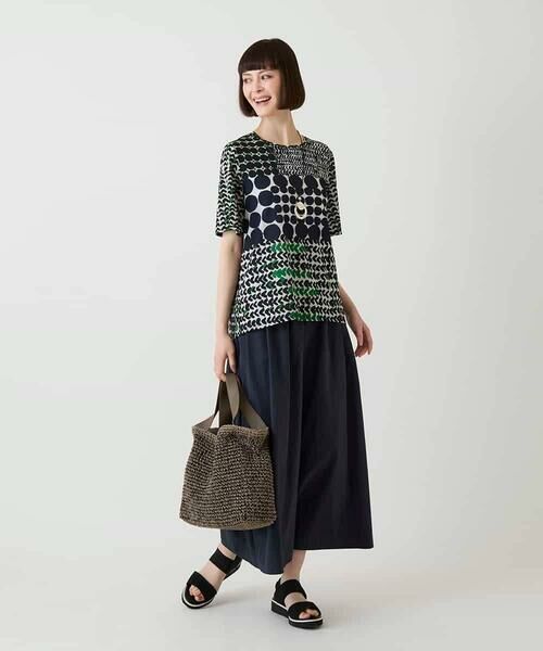 Maison de CINQ / メゾン ドゥ サンク カットソー | 【小さいサイズ】 グラフィカルデザインカットソー | 詳細6