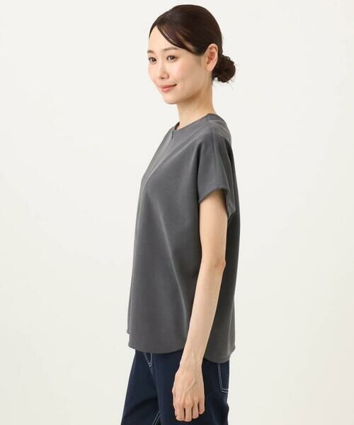 Maison de CINQ / メゾン ドゥ サンク カットソー | 【小さいサイズ】[洗える]前後2way フロントジップデザインカットソー | 詳細17