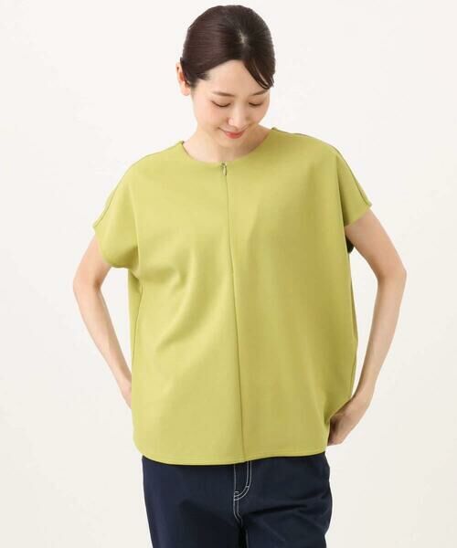 Maison de CINQ / メゾン ドゥ サンク カットソー | 【小さいサイズ】[洗える]前後2way フロントジップデザインカットソー | 詳細27