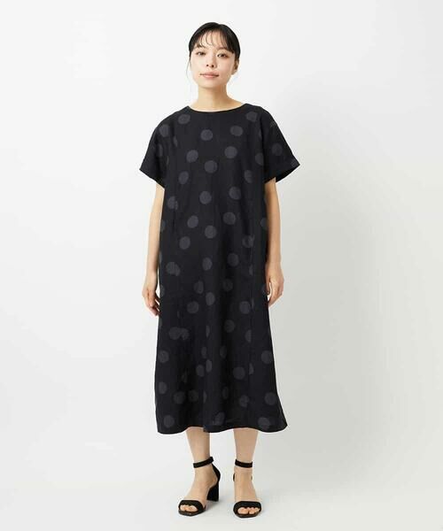Maison de CINQ / メゾン ドゥ サンク ロング・マキシ丈ワンピース | リネンドットワンピース | 詳細2