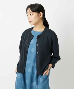 Maison de CINQ / メゾン ドゥ サンク カーディガン・ボレロ | ペーパーヤーンカーディガン