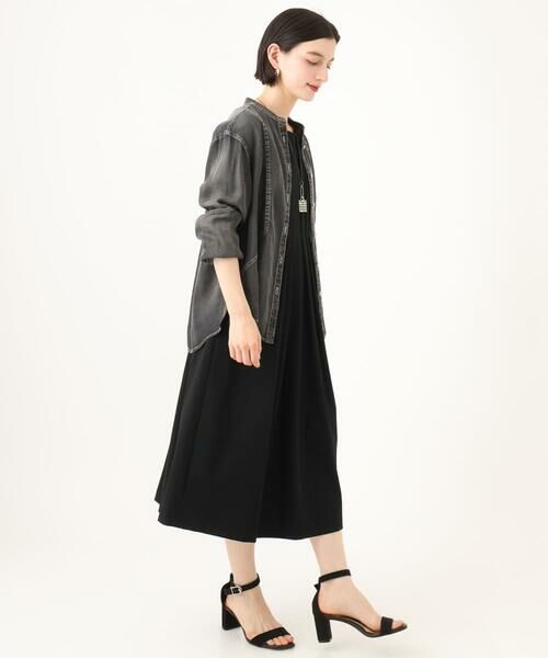 Maison de CINQ / メゾン ドゥ サンク シャツ・ブラウス | [セットアップ対応]ライトデニムバンドカラーデニムブラウス | 詳細6
