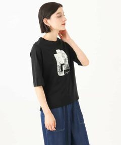 Maison de CINQ / メゾン ドゥ サンク カットソー | [接触冷感]グラフィックプリントカットソー