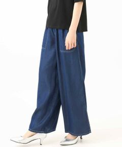 Maison de CINQ / メゾン ドゥ サンク その他パンツ | [セットアップ対応]ライトデニムイージーワイドパンツ
