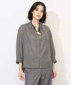 Maison de CINQ / メゾン ドゥ サンク シャツ・ブラウス | [セットアップ対応]ファインウールブラウス