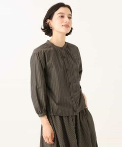 Maison de CINQ / メゾン ドゥ サンク シャツ・ブラウス | レジメンストライプブラウス
