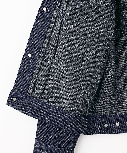 maison de F / メゾンドエフ Gジャン・デニムジャケット | tweed denim type 2 JKT | 詳細4