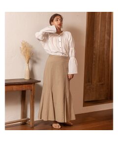 maison de F / メゾンドエフ シャツ・ブラウス | 2WAY ブラウジングスリーブシャツ