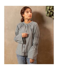 maison de F / メゾンドエフ シャツ・ブラウス | 2WAY ブラウジングスリーブシャツ