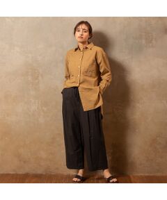 maison de F / メゾンドエフ シャツ・ブラウス | 長袖両脇ディープスリットシャツ