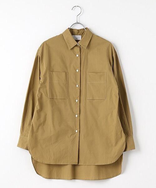 maison de F / メゾンドエフ シャツ・ブラウス | 長袖両脇ディープスリットシャツ | 詳細9