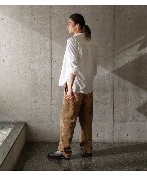 maison de F / メゾンドエフ シャツ・ブラウス | 長袖シングルポケット刺繍入りシャツ | 詳細2