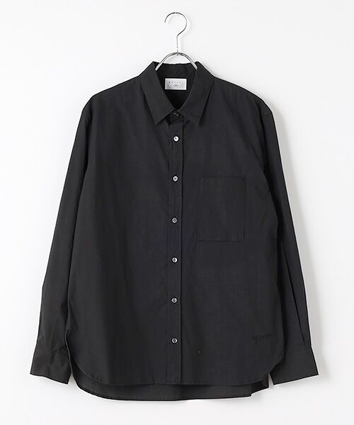 maison de F / メゾンドエフ シャツ・ブラウス | 長袖シングルポケット刺繍入りシャツ | 詳細9