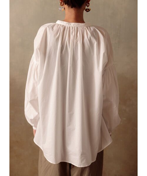 maison de F / メゾンドエフ シャツ・ブラウス | リボン付きふんわりブラウス | 詳細1