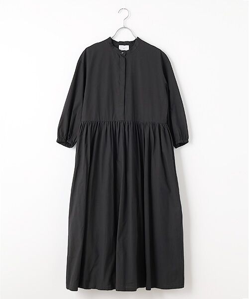 maison de F / メゾンドエフ ロング・マキシ丈ワンピース | 7分袖ギャザーワンピース | 詳細1