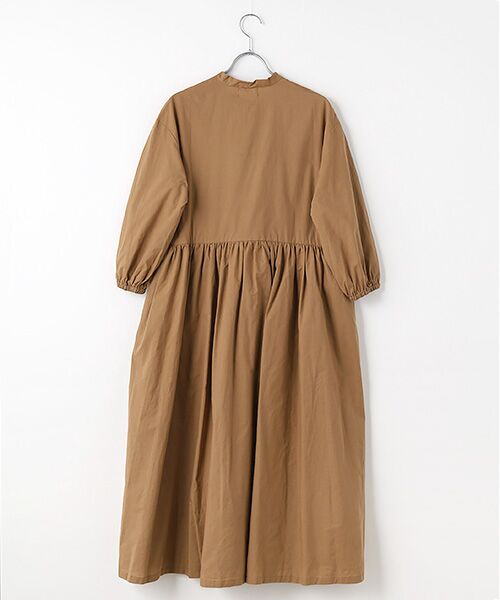 maison de F / メゾンドエフ ロング・マキシ丈ワンピース | 7分袖ギャザーワンピース | 詳細4