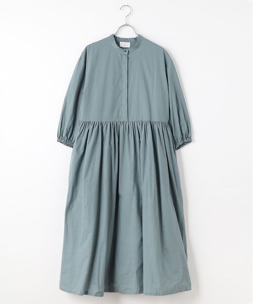 maison de F / メゾンドエフ ロング・マキシ丈ワンピース | 7分袖ギャザーワンピース | 詳細10