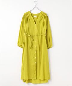 maison de F / メゾンドエフ ロング・マキシ丈ワンピース | エアリーロングシャツワンピース