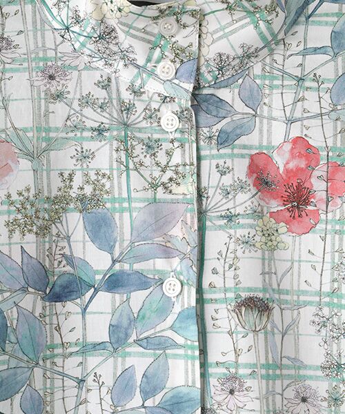 maison de F / メゾンドエフ シャツ・ブラウス | LIBERTY OKKAKE SHIRT | 詳細4