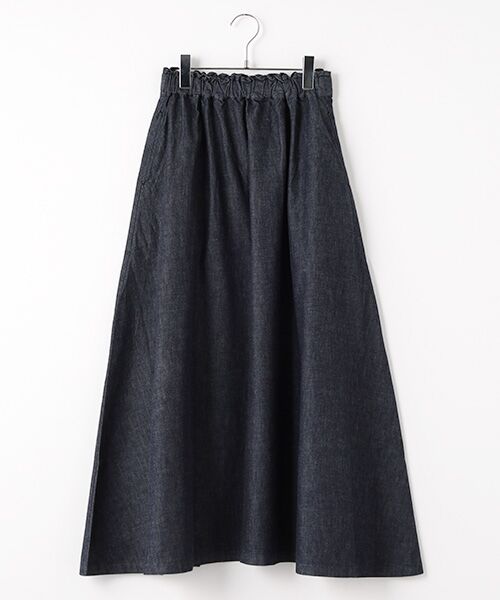 maison de F/メゾンドエフ MACHUPICHU SKIRT インディゴ フリー maison de F/メゾンドエフ MACHUPICHU SKIRT インディゴ フリー