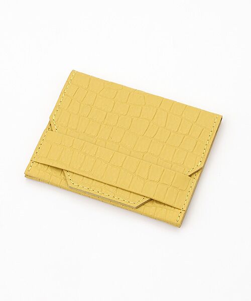maison de F/メゾンドエフ small wallet イエロー フリー maison de F/メゾンドエフ small wallet イエロー フリー