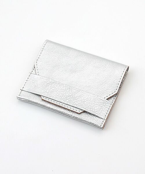 maison de F/メゾンドエフ small wallet ライトシルバー フリー maison de F/メゾンドエフ small wallet ライトシルバー フリー