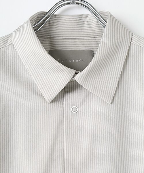 maison de F / メゾンドエフ シャツ・ブラウス | albini stripe shirt | 詳細1