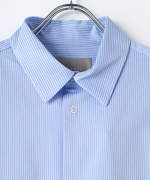 maison de F / メゾンドエフ シャツ・ブラウス | albini stripe shirt | 詳細2