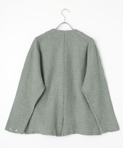 maison de F / メゾンドエフ カーディガン・ボレロ | 3d waffle cardigan | 詳細3