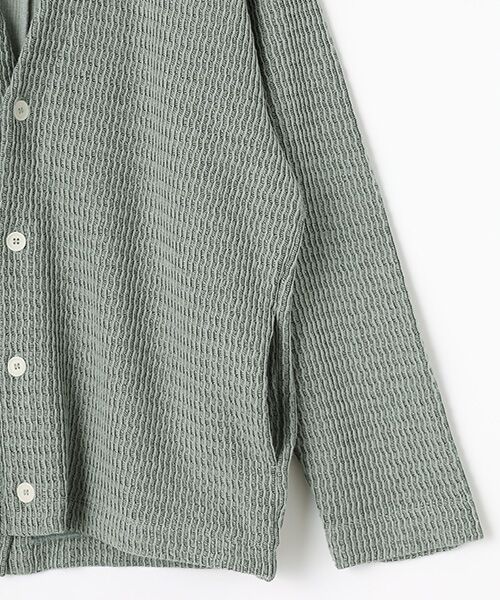 maison de F / メゾンドエフ カーディガン・ボレロ | 3d waffle cardigan | 詳細5