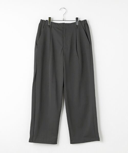 maison de F/メゾンドエフ tricot straight ez pants チャコール 2 maison de F/メゾンドエフ tricot straight ez pants チャコール 2