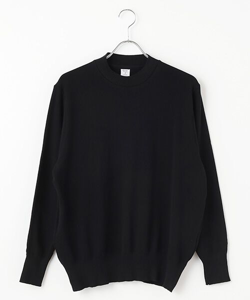 maison de F / メゾンドエフ ニット・セーター | Riccio モックネックロングスリーブニットソー（ネロ）