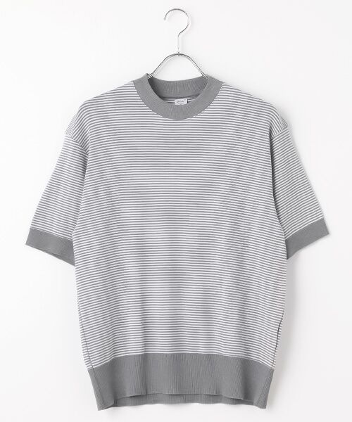 maison de F / メゾンドエフ ニット・セーター | Aragosta　クルーネックニットソー（グリメラ／ビアンコ）