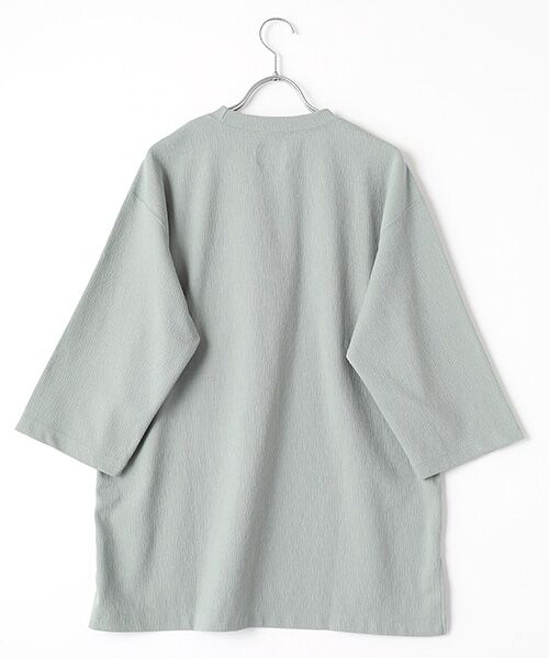 maison de F / メゾンドエフ Tシャツ | crape double knit tee Q/S | 詳細2