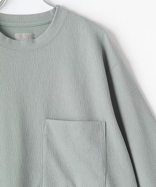 maison de F / メゾンドエフ Tシャツ | crape double knit tee Q/S | 詳細3