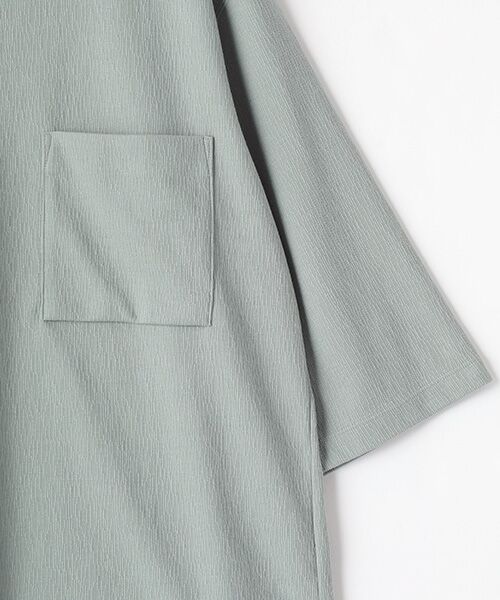 maison de F / メゾンドエフ Tシャツ | crape double knit tee Q/S | 詳細4