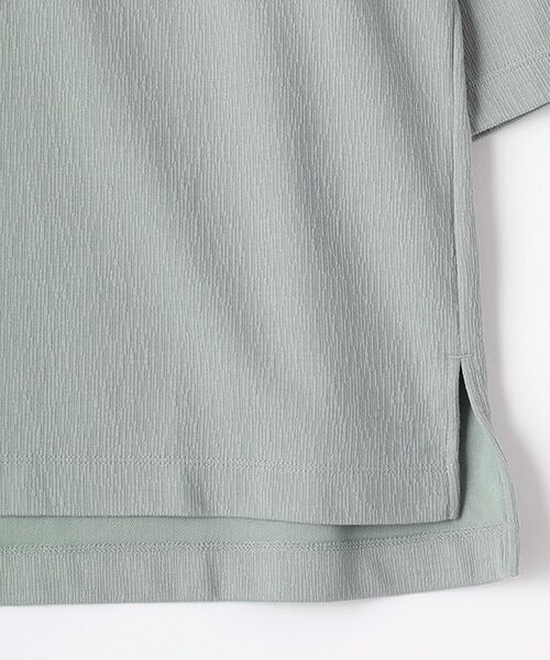 maison de F / メゾンドエフ Tシャツ | crape double knit tee Q/S | 詳細5