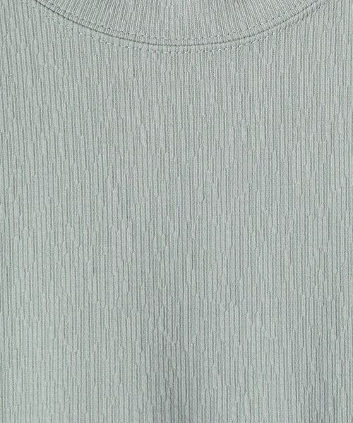 maison de F / メゾンドエフ Tシャツ | crape double knit tee Q/S | 詳細7