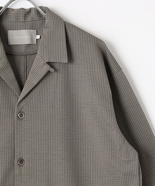 maison de F / メゾンドエフ その他アウター | seersucker shirt jacket | 詳細3