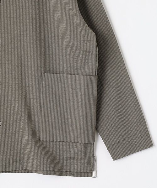 maison de F / メゾンドエフ その他アウター | seersucker shirt jacket | 詳細4