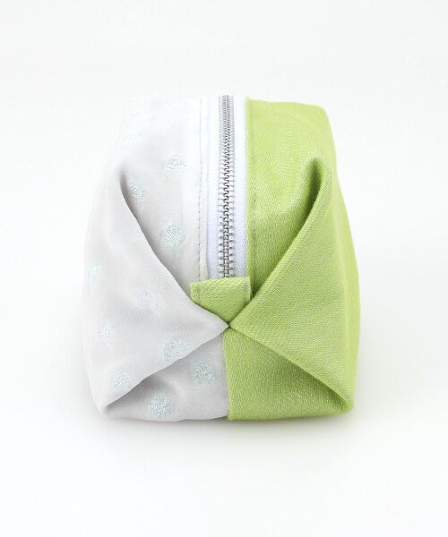 maison de F / メゾンドエフ ポーチ | Caramel pouch / aurora dots × lime glitter | 詳細2